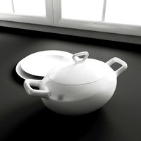 Convexshapes Kitchen Decorations Soup tureen 3D Model