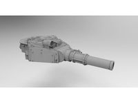 Interstellar Army Tank Turret Add-On - Ryza Pattern Battlecannon