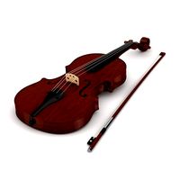 Violin 3D Model