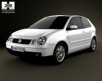 Volkswagen Polo Mk4 3door 2001 3D Model