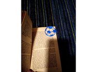 Soccer bookmark