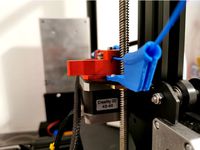 Ender 3 extruder open filament guide for Aluminium Extruder