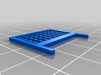 1/4" scale brass head-board and foot-board