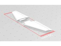 Boeing 737-200 horizontal stabilizer 1:144