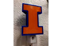 University of Illinois Night Light Block I