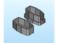 Owl travel case for tooth brushes