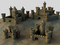 Sandcastle collection 3D Model