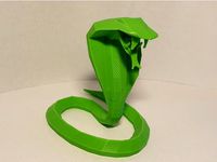 Low poly snake