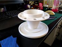 Water colour brush pot