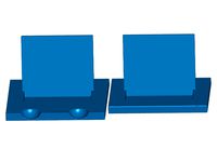 Business Card Holder for Postit Note, Pen, USB, SD, Micro-SD Holder (Modular Office Desk Organizer)