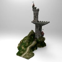 Dragons Tower 3D Model