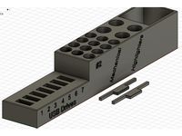 Desk Organizer that slots into the top of a AT&T U-verse Router Model 5268AC.stl