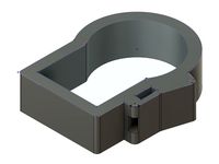 Billet fuel rail wiring clip