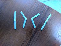 model airplane  hinges