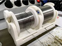 Solder holder for 2 spools