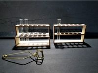 Test tube holder for 10mm to 15mm test tubes