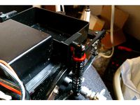 HG P407 rear shock mount adapters