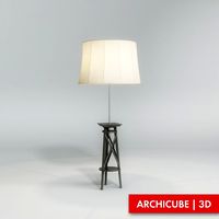 Floor Lamp 004 3D Model