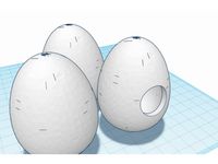 Silk to Egg Magic Trick - Hollow Egg replacement, one with hole