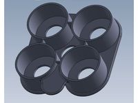 cup holder becherhalter joghurt tray QUADro
