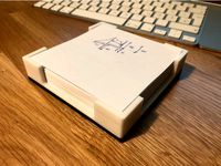 Note block holder / Zettelbox - good for recycling your old notes