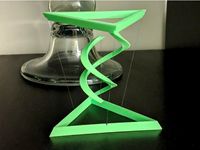 Floating Tensegrity Helix