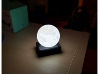 Base Stand with Lighting for Moon Lamp (Battery Powered)