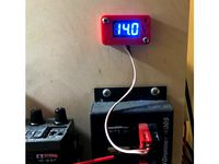 Voltage display case