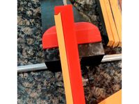 Sandpaper block adapter for CNC Kitchen Knife sharpener