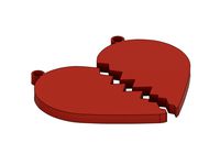 heart key ring