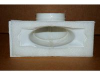 Base plate addon for K40 90 degree exhaust duct