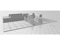 StarQuest 3D board Space Crusade 3D-WALL COMPATIBLE (JuicedCustoms remix)