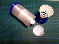 Tube for 2 Shuttlecocks