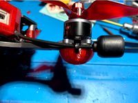 Armattan Gecko landing gear with slot for ziptie antenna mounting