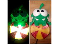 Om Nom Lamp, cut the rope candy LED light