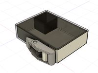 Portable Storage Drawer with Latch Lock