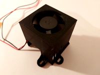 Ender 3 - Simple Fan Shroud (40x40x20, silent)