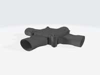 AIR HEAT EXCHANGER metal sheet partition wall 32 or 64/200X200/0.2mm