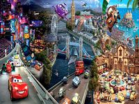 Lampenschirm Mit CARS MOTIV