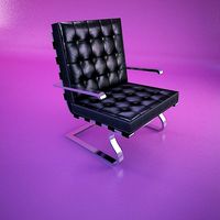 Tugendhat Chair 3D Model