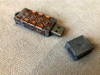 Steampunk USB (4mmX12mmX42mm USB stick cover)