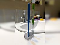 Inverted Toothbrush Stand - more stable