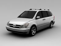 Hyundai Entourage 2007 3D Model