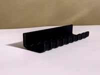 Command strip cable organizer