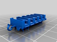 narrow gauge passenger car (and roof) for use with AJAX NN3 loco
