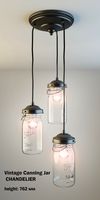 Vintage Canning Jar CHANDELIER 3D Model