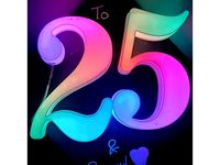 3D printed Backlit Signage Anniversary Gift