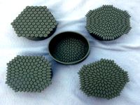 Radial Hexagonal Tilings as Decorations