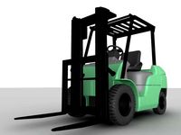Forklift 3D Model