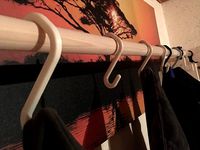 Wood Rod Jacket Hanger (28mm)